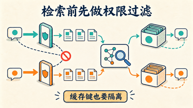 RAG检索和语义缓存都要在返回前执行租户隔离