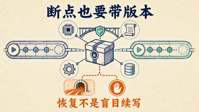 Agent恢复必须关联模型提示词工具和状态版本