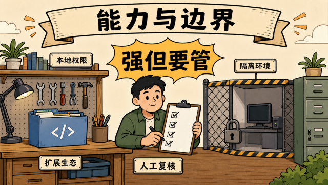 PI Agent 的能力和边界,强在本地与扩展,也需要人工复核与隔离环境
