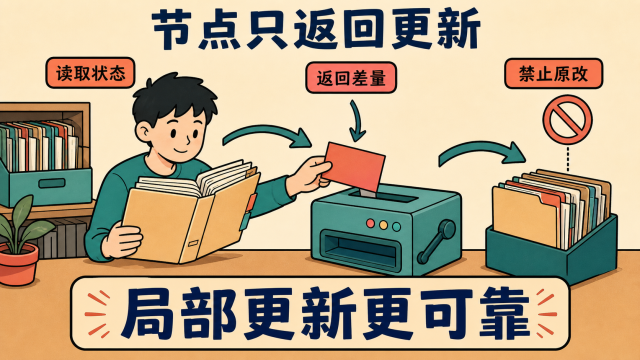 节点只返回更新