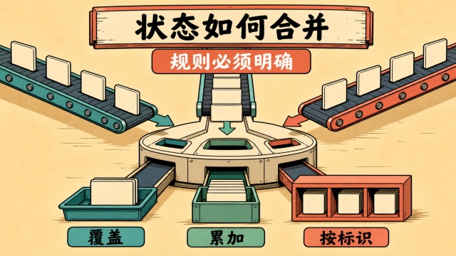 状态如何合并