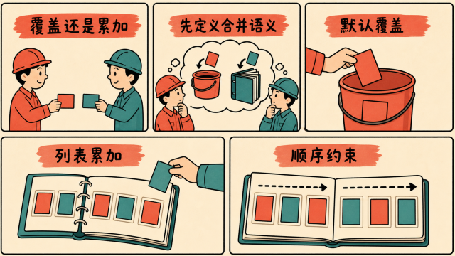 覆盖还是累加