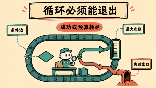 循环必须能退出