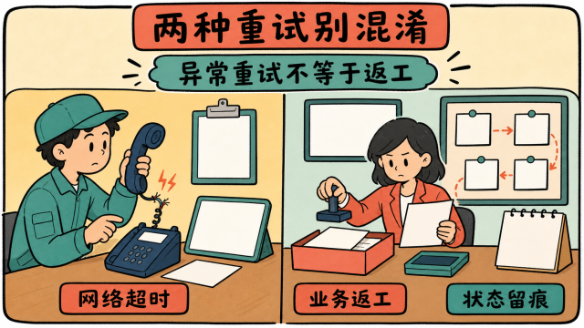 两种重试别混淆