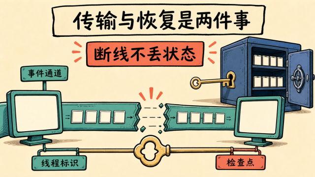 传输与恢复是两件事