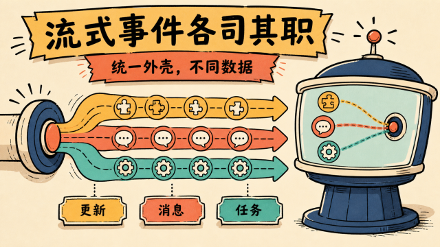 流式事件各司其职