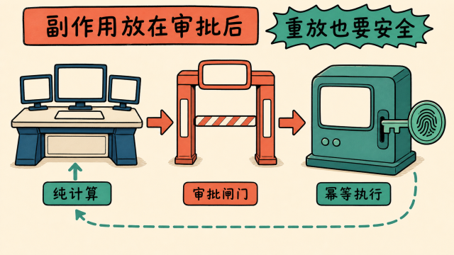 副作用放在审批后