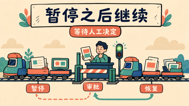 暂停之后继续