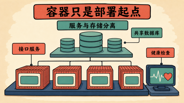 容器只是部署起点