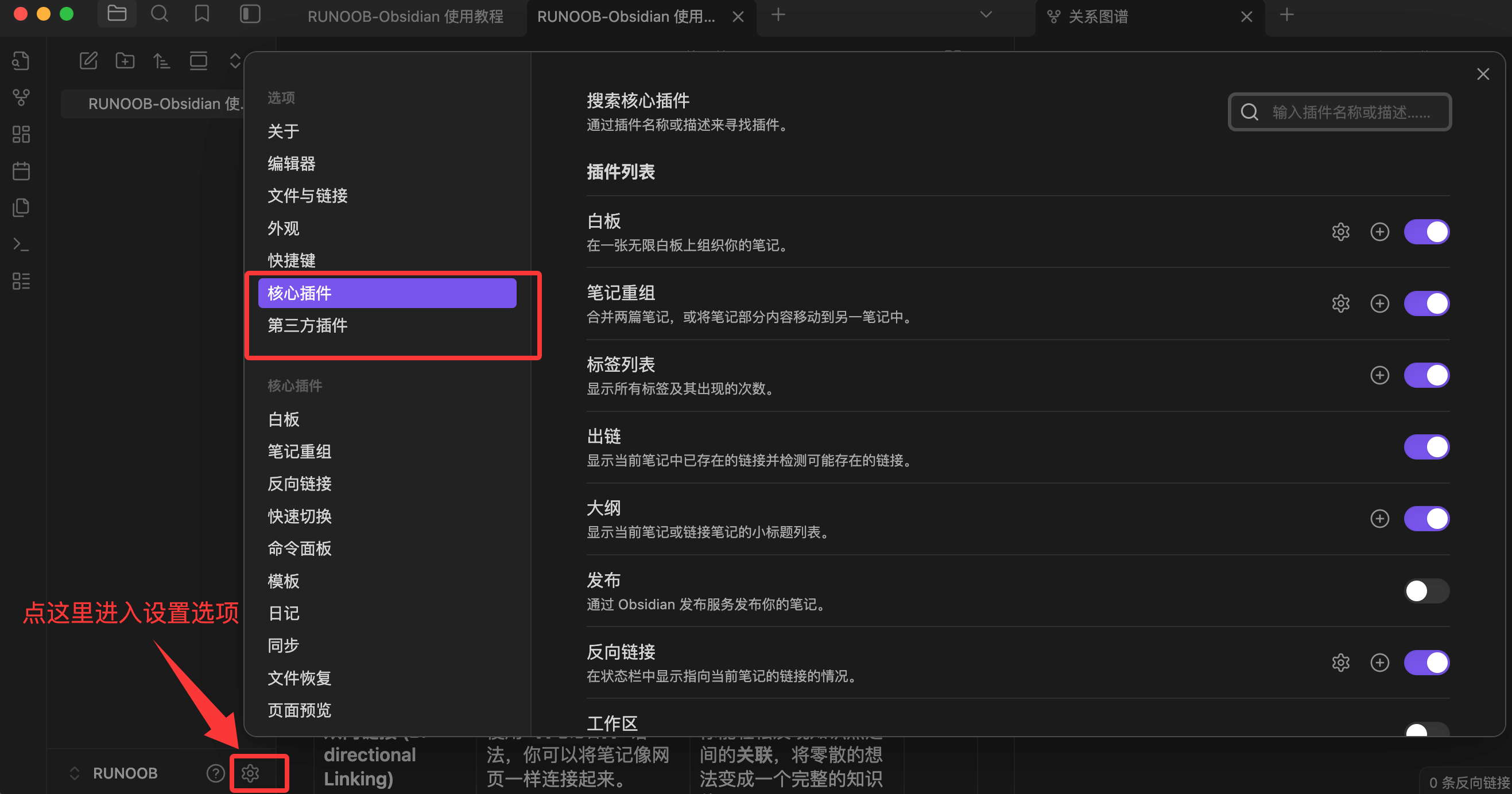 插件设置